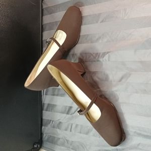 Talbots, Espresso micro, Julie4, size 9 N, heels/pumps